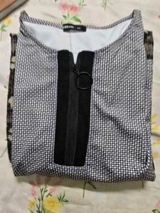 Chic Checked Tunic Top