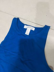 Forever21 Blue Crop Top