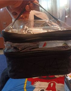 Dual Layer Makeup Bag