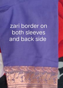Purple Cotton Blouse