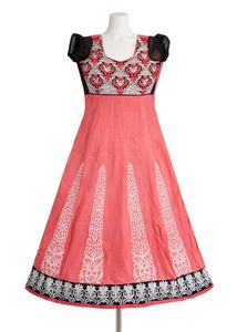 Ethnic Pink Anarkali Kurta