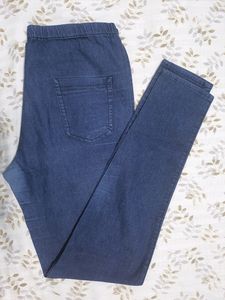 Blue Stretchable Trousers