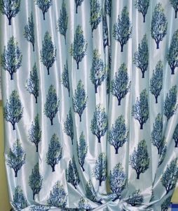 Cortina Turquoise Blue Set Curtain New With Tag