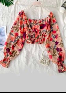 Floral Print sss Top