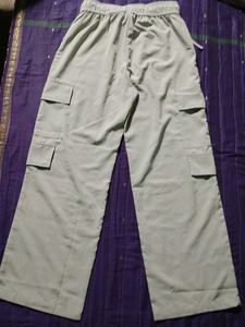 Silver cargo pant
