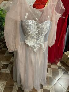 Elegant Tulle &amp; Lace Gown midi❤️🎀