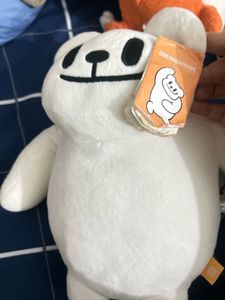 Cute White Teddy Bear Plush Toy
