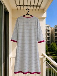 Elegant Kurta with Blue Leggings