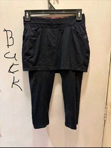 Black Skirted Leggings
