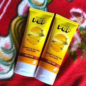 PACK OF 1 Sugar Pop Vitamin C &amp; Tea Tree Face Wash