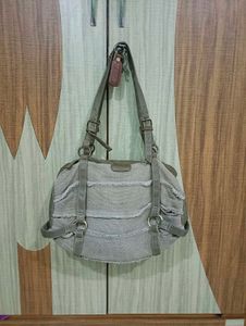 Stylish Grey Hobo Bag