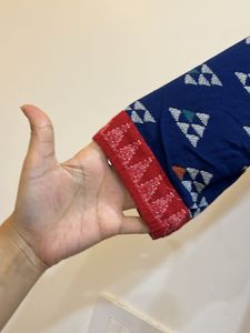 Avaasa Blue Printed Kurta