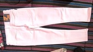 Women's  and men White Jeans like new