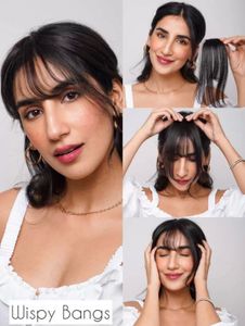 Nish Hair Wispy Clip-In Bangs