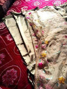 Elegant Gold Embroidered Lehenga Choli