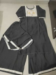 plazo kurti with dupatta
