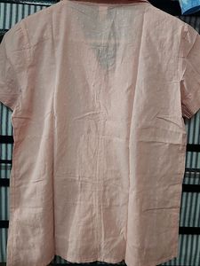 Soft Comfortable, Self Work Collar Top