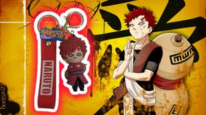 Naruto Gaara Keychain & Charm Set🔥🥀