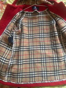 Burberry authentic Red Duffle Coat