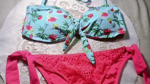Cute Floral Bikini Set