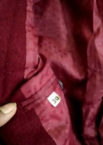 Maroon School Blazer with Crest