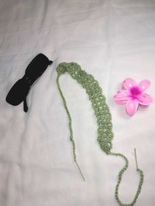 🤍🩷Crochet Headband 🥺👇