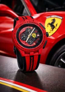 Ferrari Scuderia Watch - Red &amp; Black
