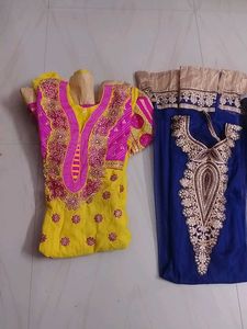 Embroidered Ethnic Kurta Set,combo