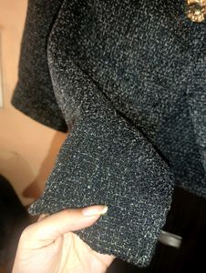 Sparkly Textured Blazer