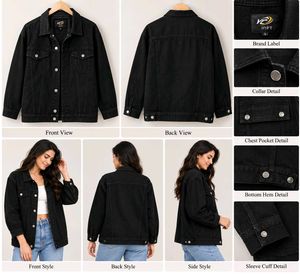 Classic Black Denim Jacket