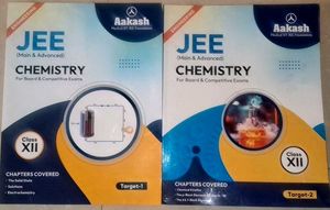 Aakash JEE Chemistry Books Targer-1&2 - Class 12