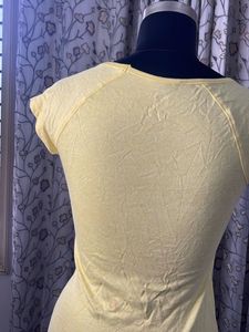 Decathlon Yellow Basic T-Shirt