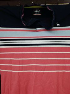 Men's Striped Polo T-Shirt