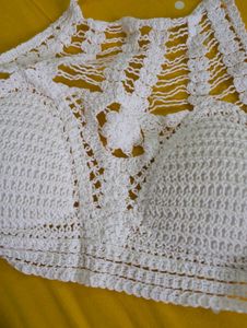 Boho Crochet Halter Top