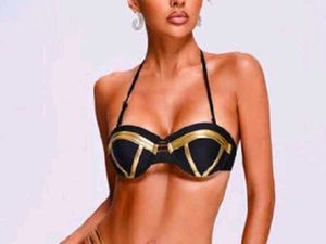 Chic Black & Gold Bikini set 👍