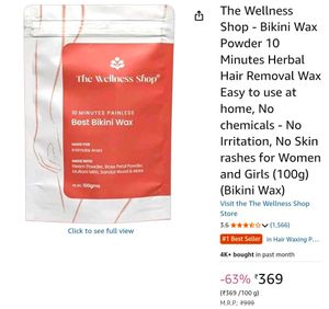 The Wellness Shop Bikini Wax Powder