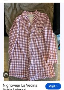 Cozy Gingham Nightgown