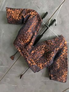 Elegant Brocade Blouse
