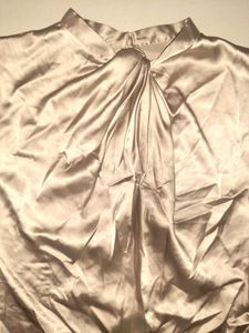 🥂 Champagne Luxe Satin Top — AUTHENTIC MANGO SUIT