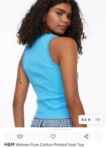 H&amp;M Blue Tank Top