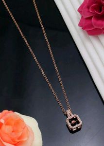 Sparkling pendant with Ball chain for girls and wo