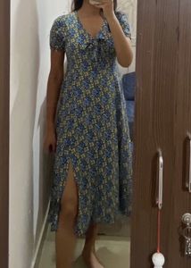Floral Print Midi Dress