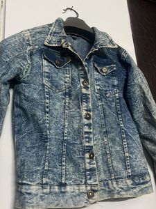 Acid Wash Denim Jacket