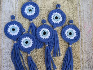Handmade Evil Eye Wall Hanging