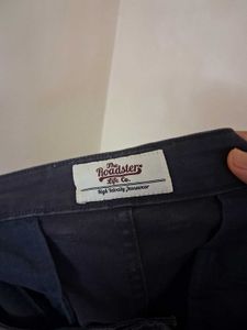 Men's Dark Wash Chinos - Blue