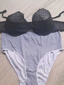 combo Of Four Imported Fabric Bra N Panty  set