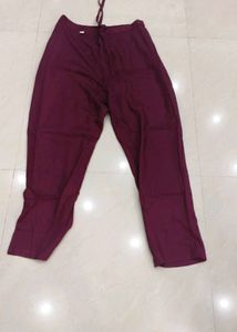 Maroon Ethnic Plazo set
