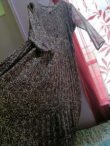 Printed Ethnic Dress