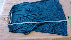 Lace Detail Teal Dress