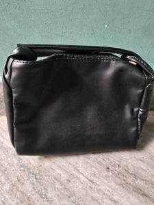 MAC Black Makeup Pouch